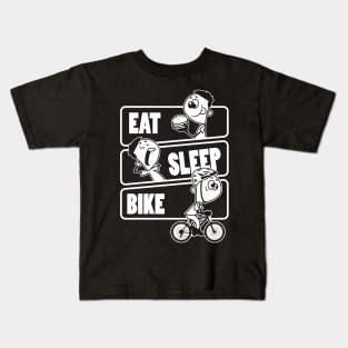 Eat Sleep Bike - Bicycle Cycle Bike Gift design Kids T-Shirt